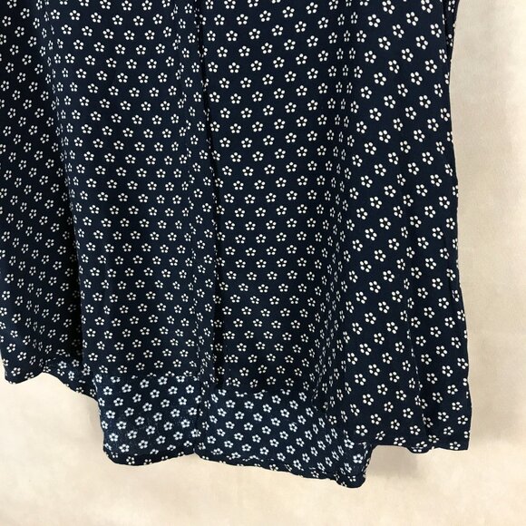 SANCTUARY Navy Daisy Dot Sleeveless Top MEDIUM - Picture 5 of 7